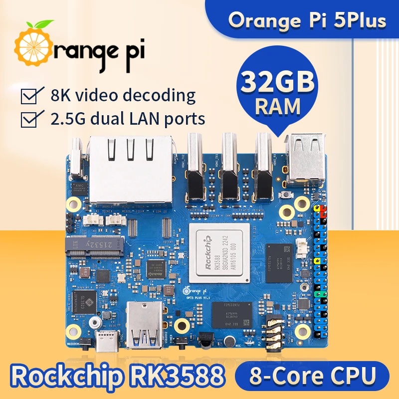 오렌지 파이 5 플러스, 4GB, 8GB, 16GB,  - Orange Pi 5 Plus 16Gb 리뷰 및 가격